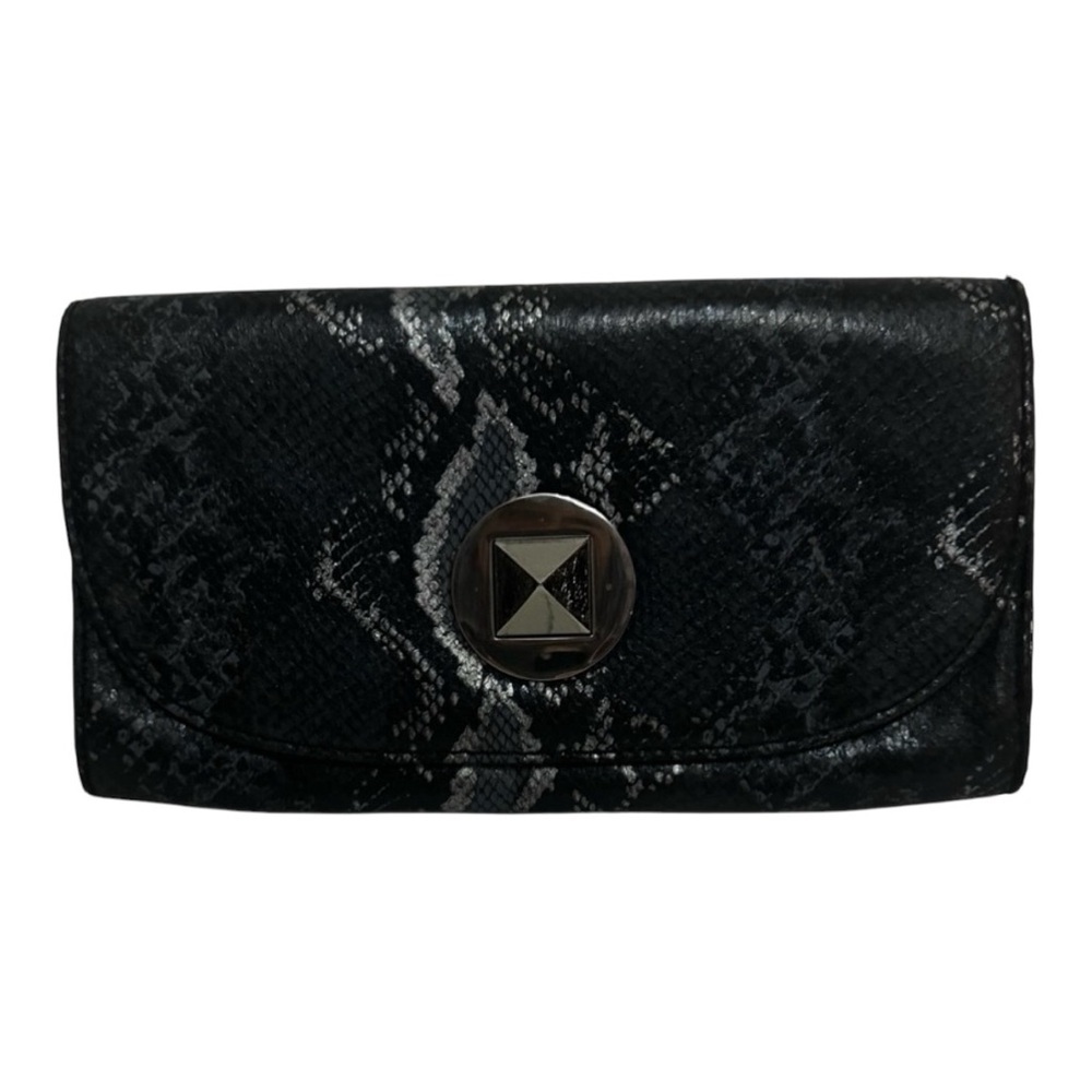 🐍 Turnlock Clutch - Snakeskin Print - Pre-Loved - Smart Set Brand🐍